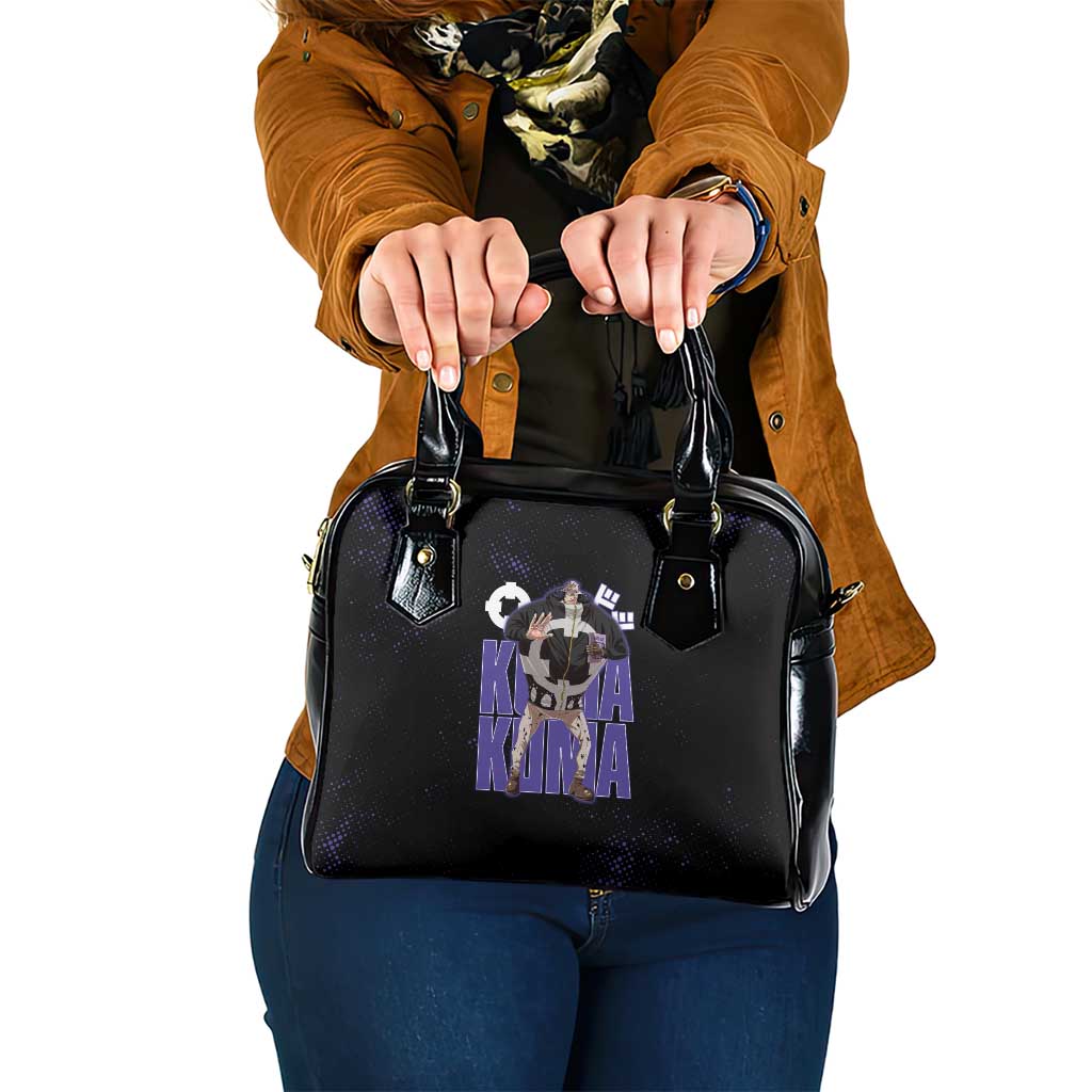 Kuma One Piece Shoulder Handbag Retro Comic Dot Aesthetic