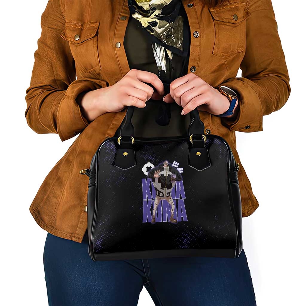 Kuma One Piece Shoulder Handbag Retro Comic Dot Aesthetic