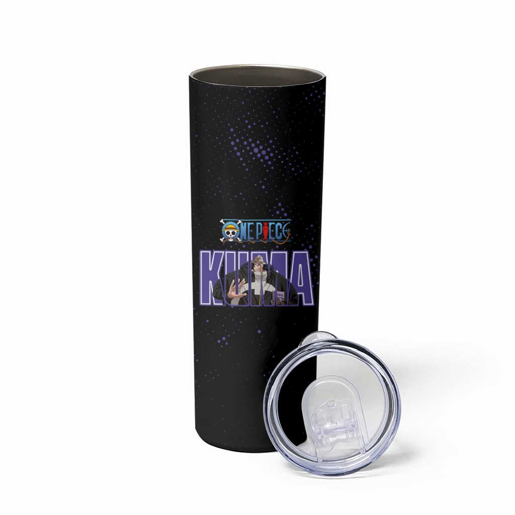 Kuma One Piece Skinny Tumbler Retro Comic Dot Aesthetic