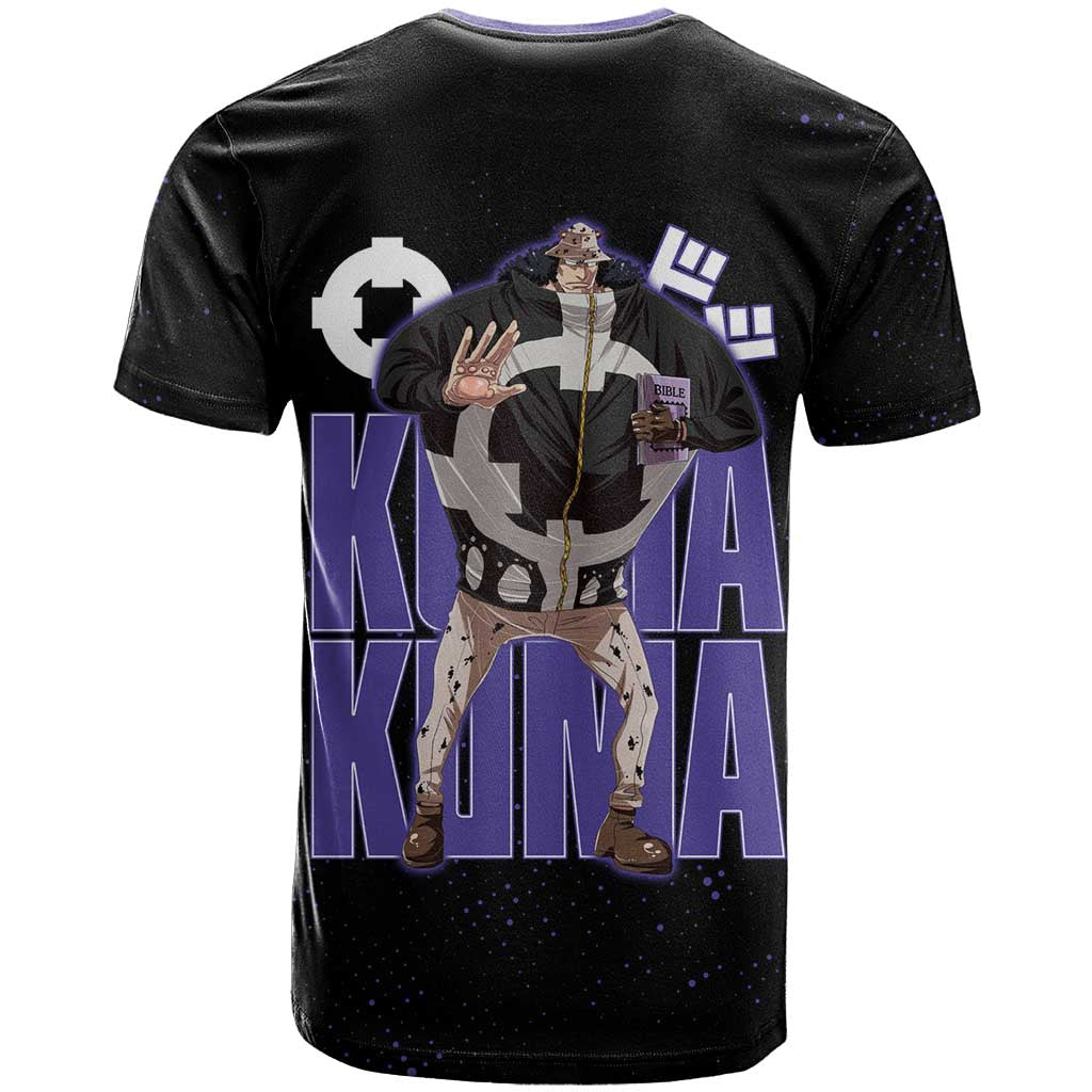 Kuma One Piece T Shirt Retro Comic Dot Aesthetic