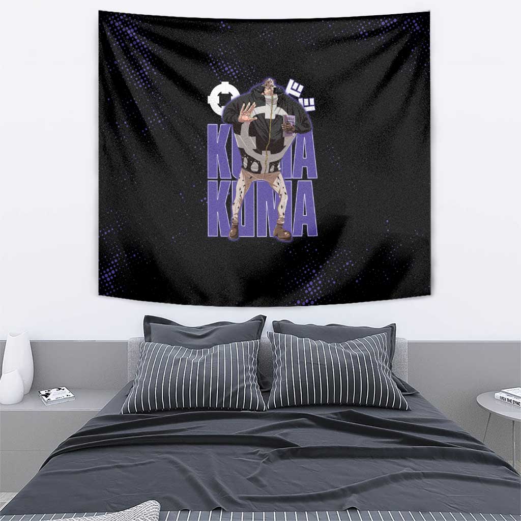Kuma One Piece Tapestry Retro Comic Dot Aesthetic