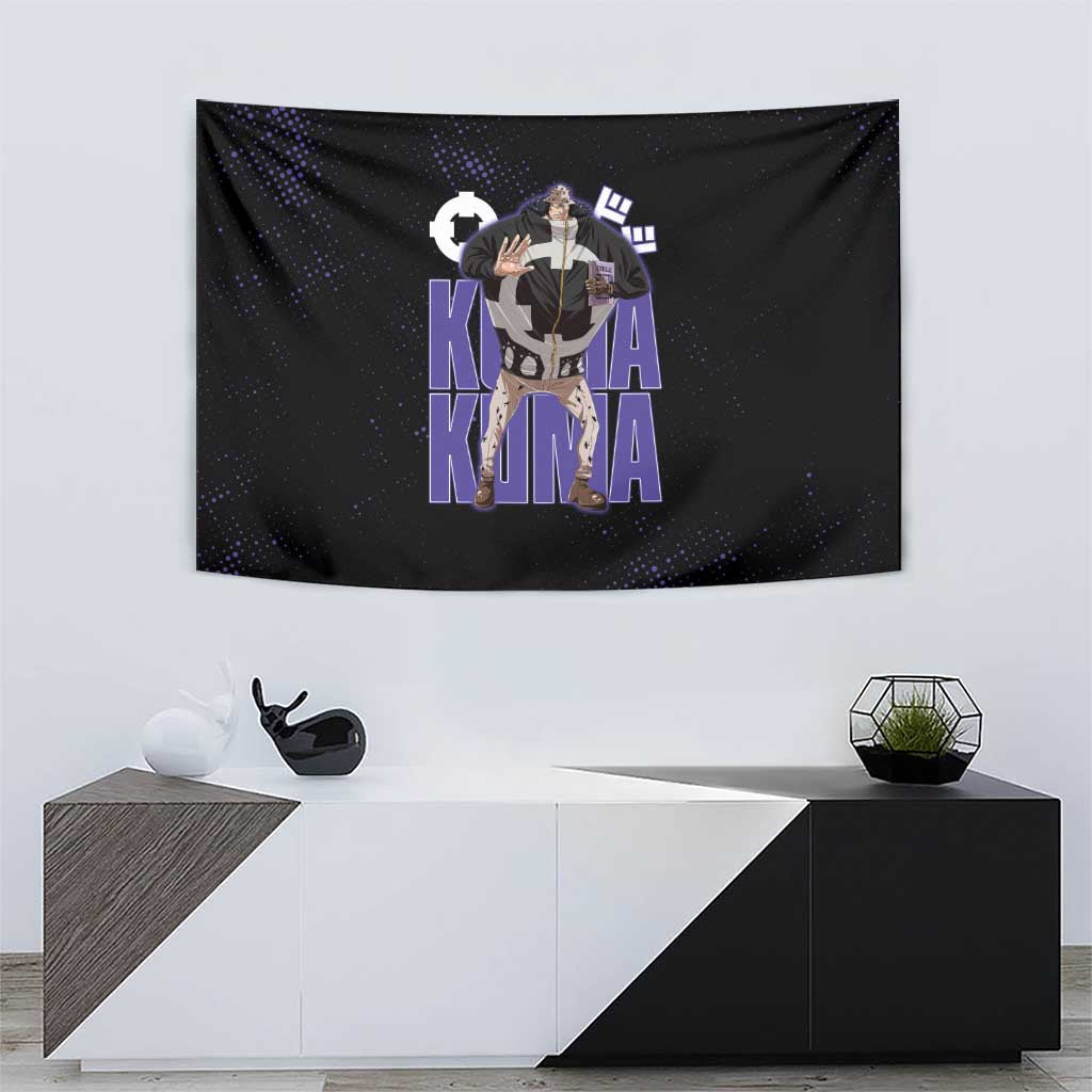 Kuma One Piece Tapestry Retro Comic Dot Aesthetic