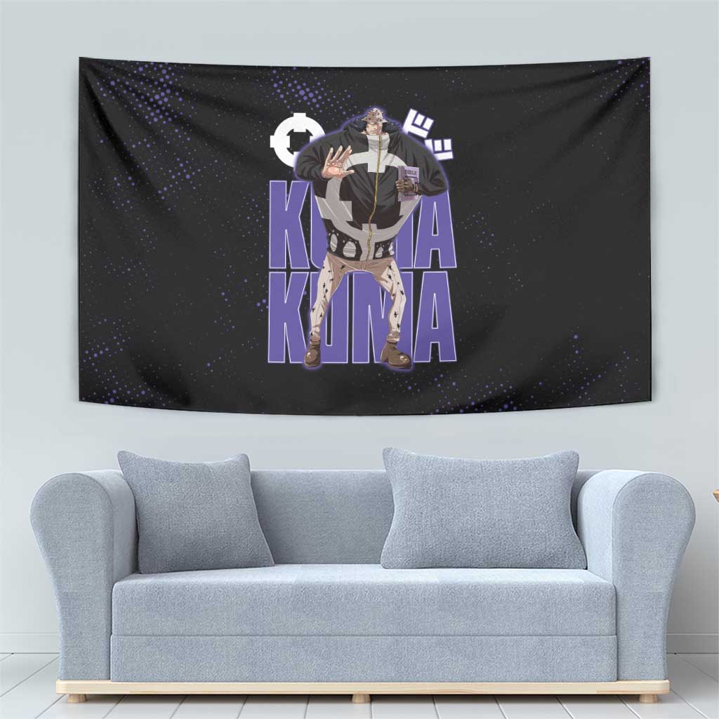 Kuma One Piece Tapestry Retro Comic Dot Aesthetic