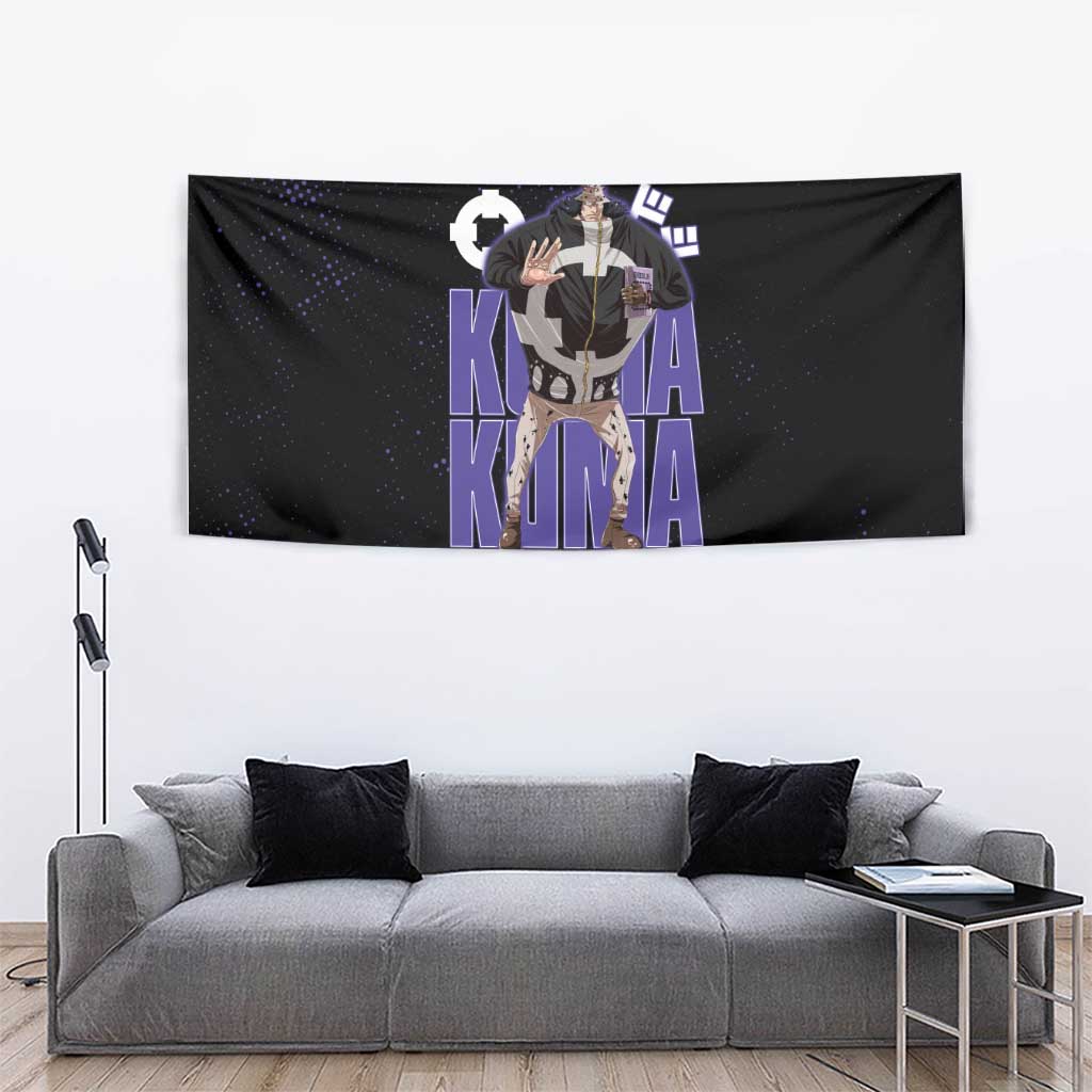 Kuma One Piece Tapestry Retro Comic Dot Aesthetic