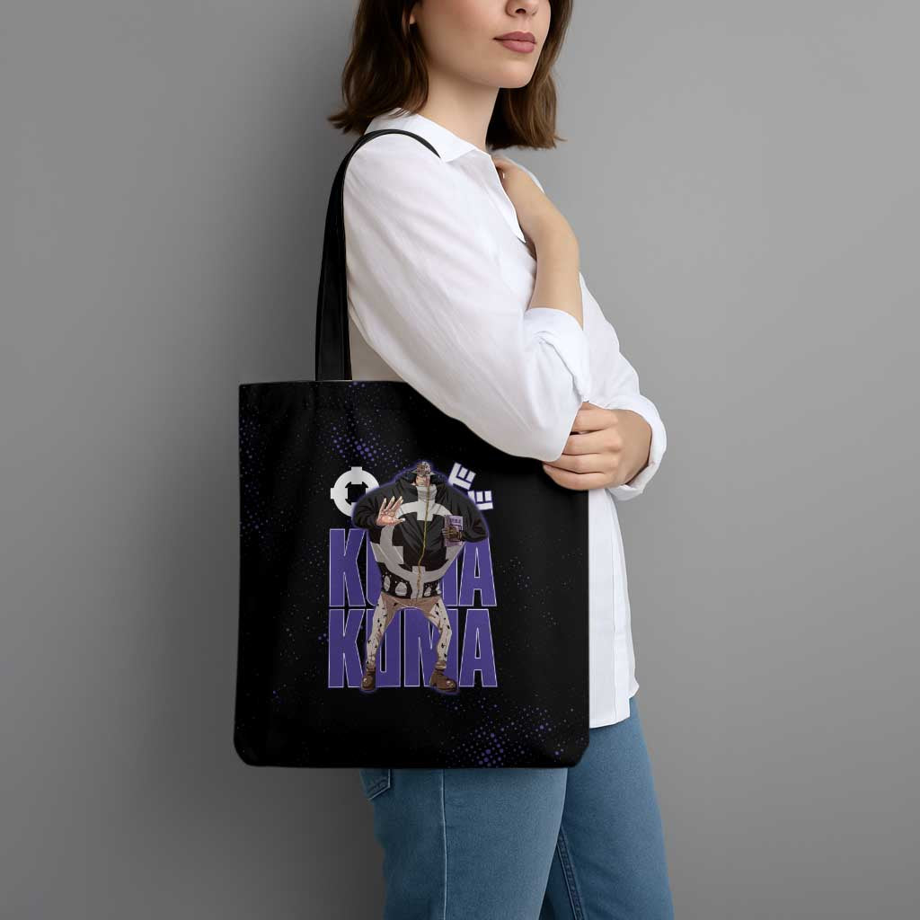 Kuma One Piece Tote Bag Retro Comic Dot Aesthetic