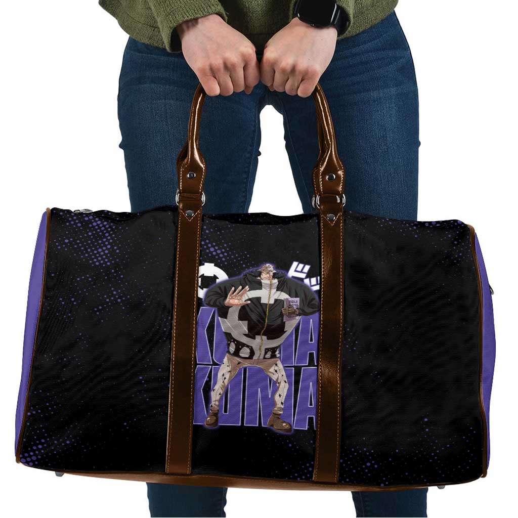 Kuma One Piece Travel Bag Retro Comic Dot Aesthetic