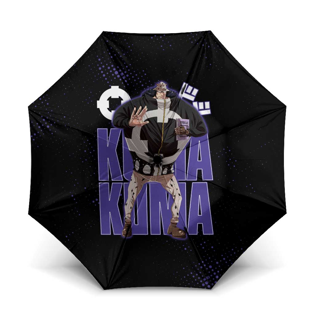 Kuma One Piece Umbrella Retro Comic Dot Aesthetic