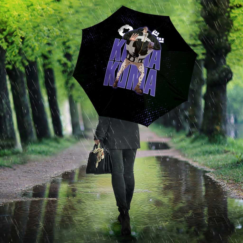 Kuma One Piece Umbrella Retro Comic Dot Aesthetic