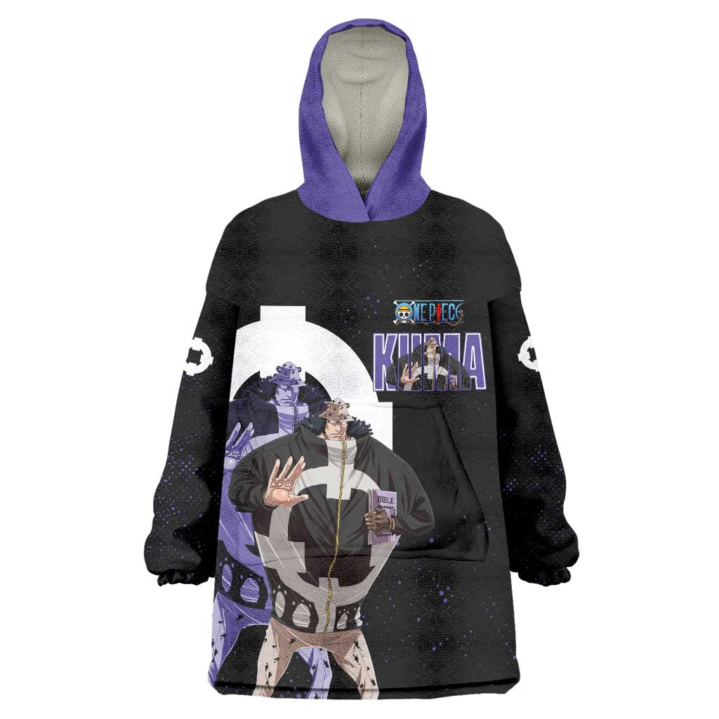 Kuma One Piece Wearable Blanket Hoodie Retro Comic Dot Aesthetic