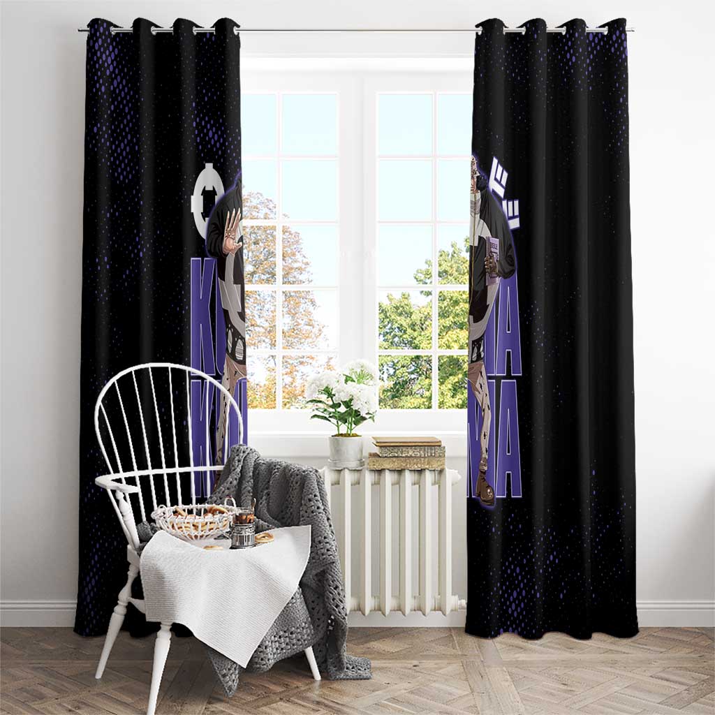 Kuma One Piece Window Curtain Retro Comic Dot Aesthetic