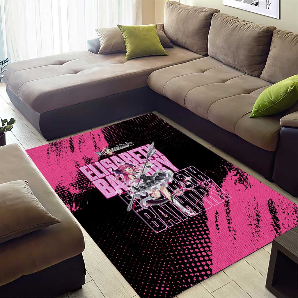 Elisabeth Bathory Fate Grand Order Area Rug Gothic Anime Splash Art Style