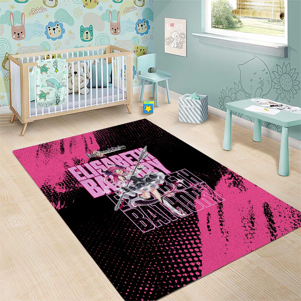 Elisabeth Bathory Fate Grand Order Area Rug Gothic Anime Splash Art Style