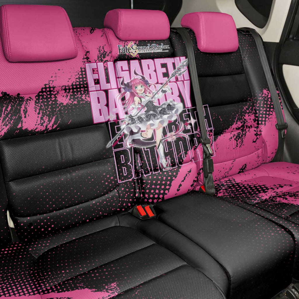 Elisabeth Bathory Fate Grand Order Back Car Seat Cover Gothic Anime Splash Art Style