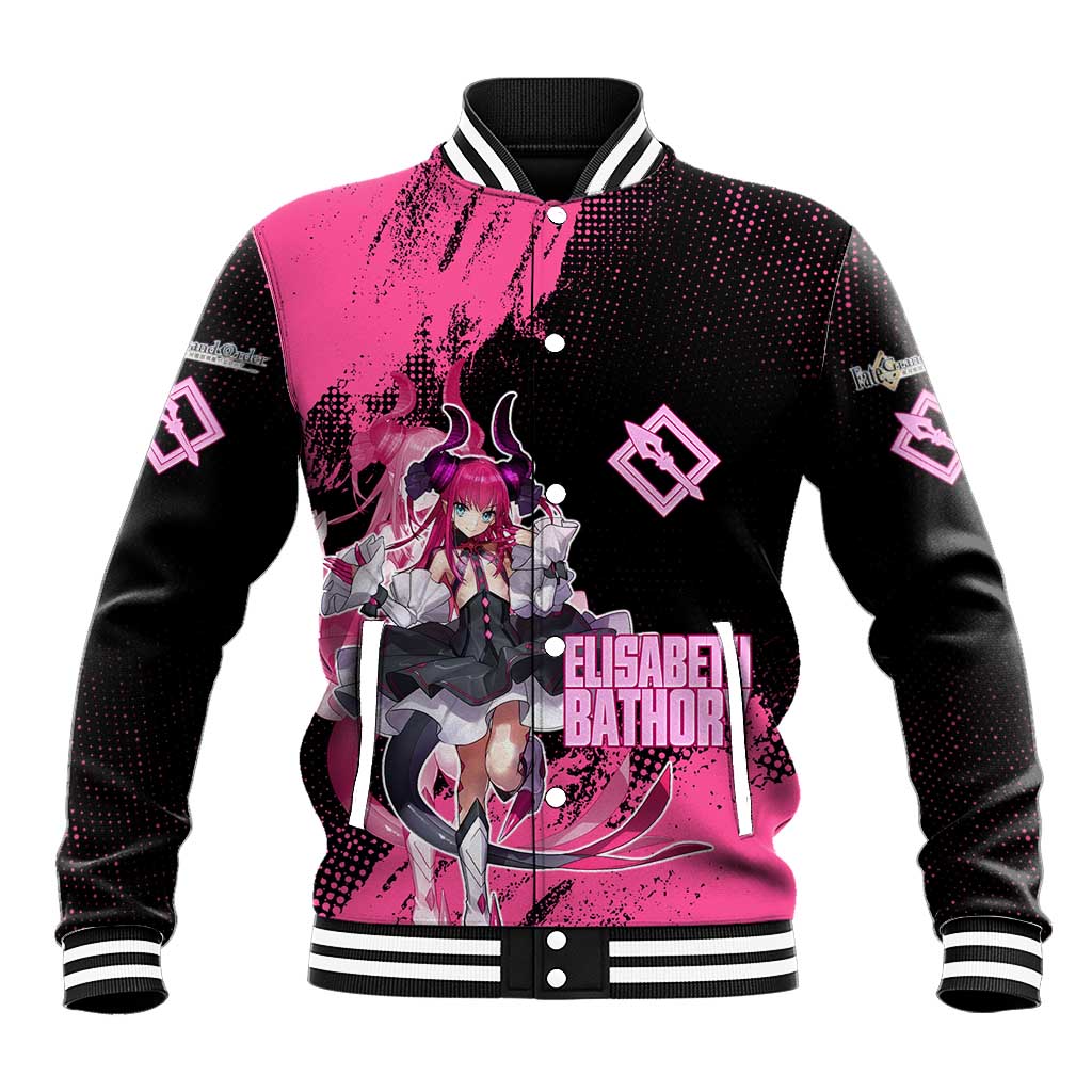 Elisabeth Bathory Fate Grand Order Baseball Jacket Gothic Anime Splash Art Style