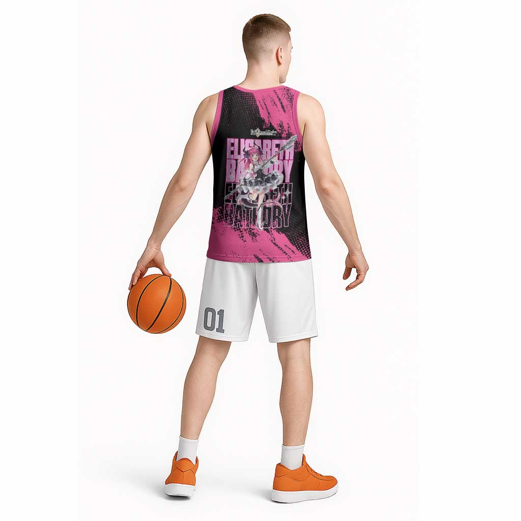 Elisabeth Bathory Fate Grand Order Basketball Jersey Gothic Anime Splash Art Style