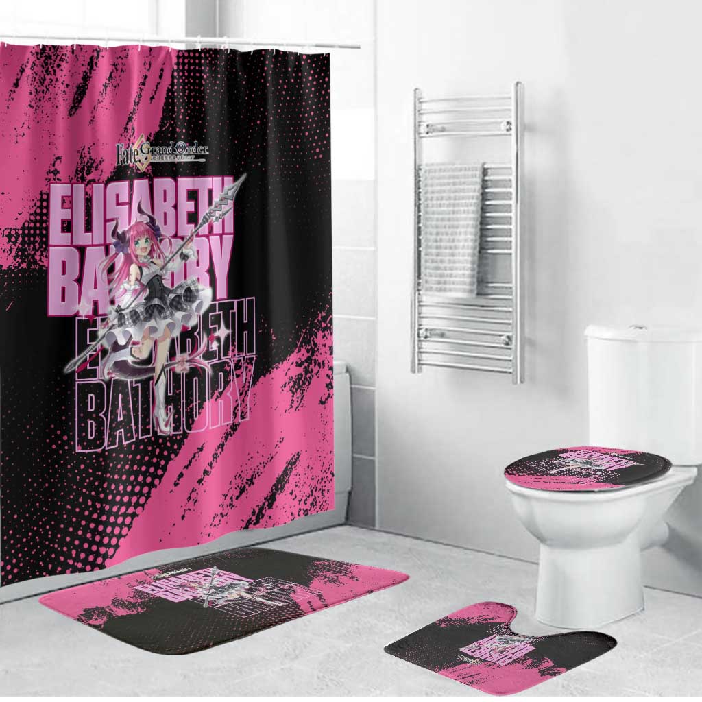 Elisabeth Bathory Fate Grand Order Bathroom Set Gothic Anime Splash Art Style