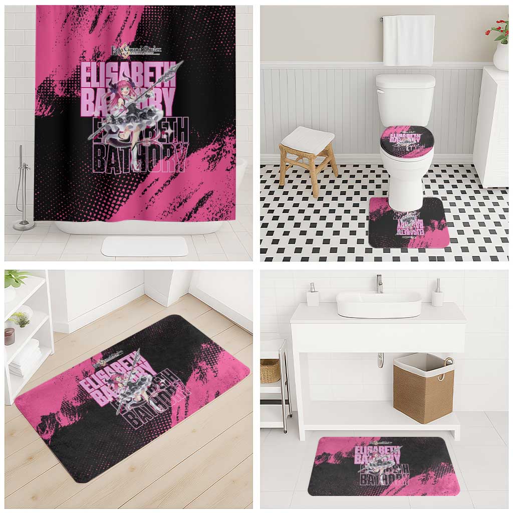 Elisabeth Bathory Fate Grand Order Bathroom Set Gothic Anime Splash Art Style