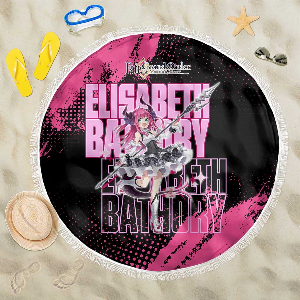 Elisabeth Bathory Fate Grand Order Beach Blanket Gothic Anime Splash Art Style