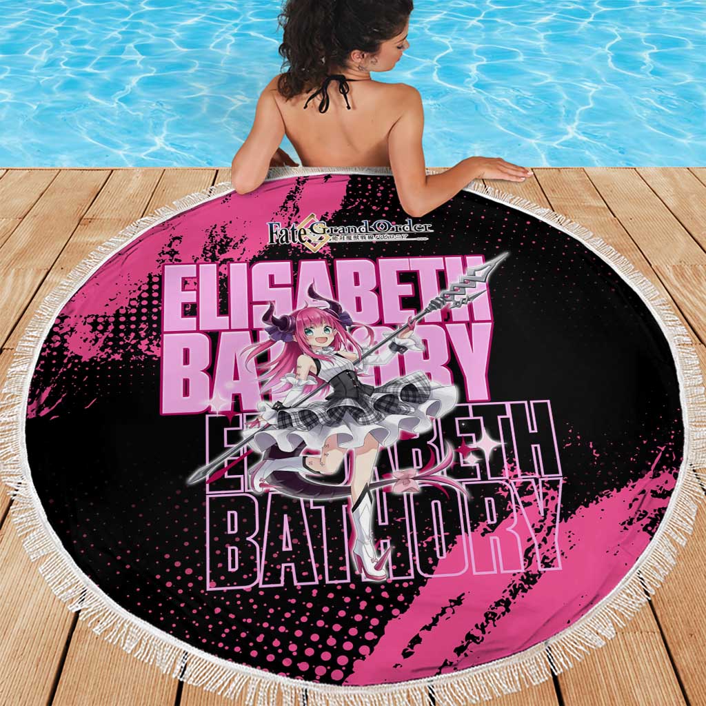 Elisabeth Bathory Fate Grand Order Beach Blanket Gothic Anime Splash Art Style