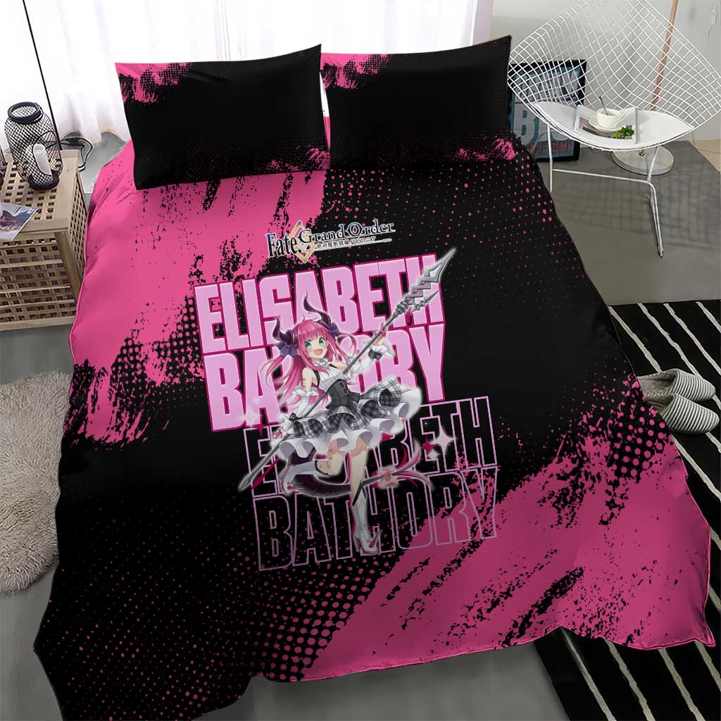 Elisabeth Bathory Fate Grand Order Bedding Set Gothic Anime Splash Art Style