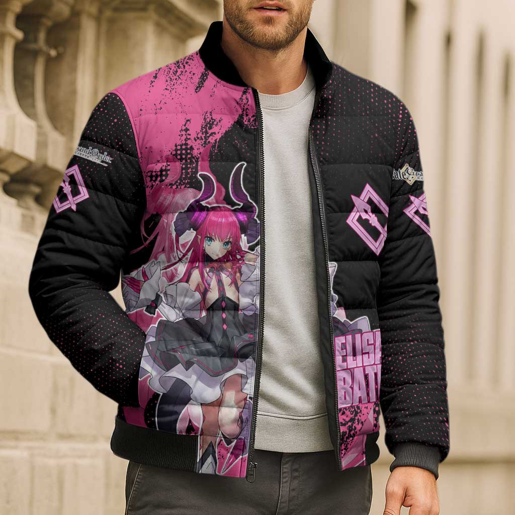 Elisabeth Bathory Fate Grand Order Bomber Puffer Jacket Gothic Anime Splash Art Style