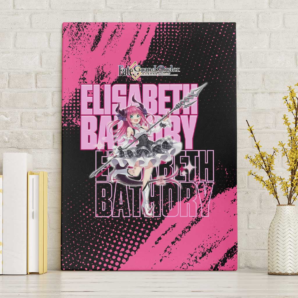 Elisabeth Bathory Fate Grand Order Canvas Wall Art Gothic Anime Splash Art Style