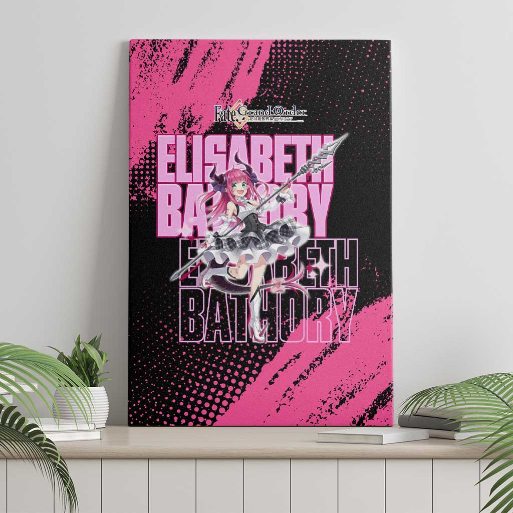 Elisabeth Bathory Fate Grand Order Canvas Wall Art Gothic Anime Splash Art Style