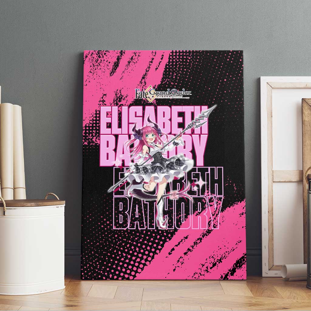 Elisabeth Bathory Fate Grand Order Canvas Wall Art Gothic Anime Splash Art Style