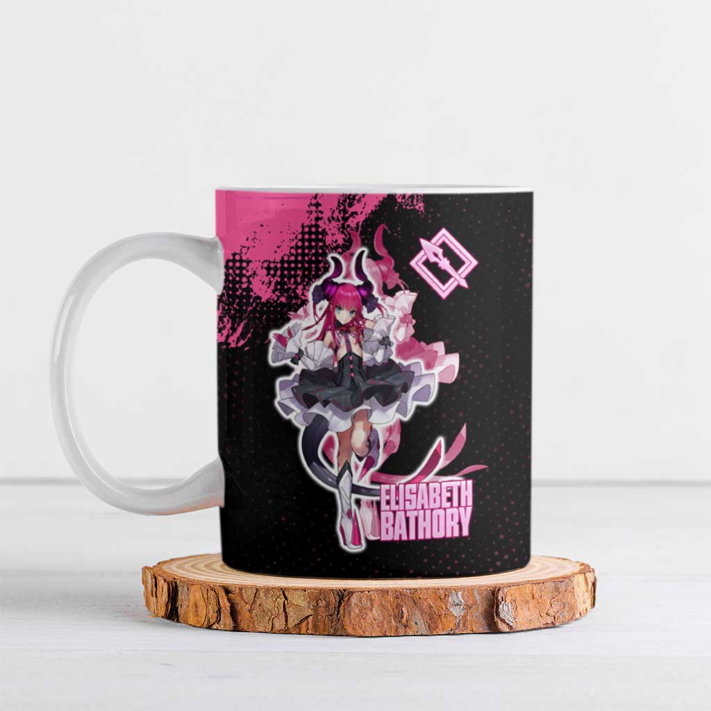 Elisabeth Bathory Fate Grand Order Ceramic Mug Gothic Anime Splash Art Style