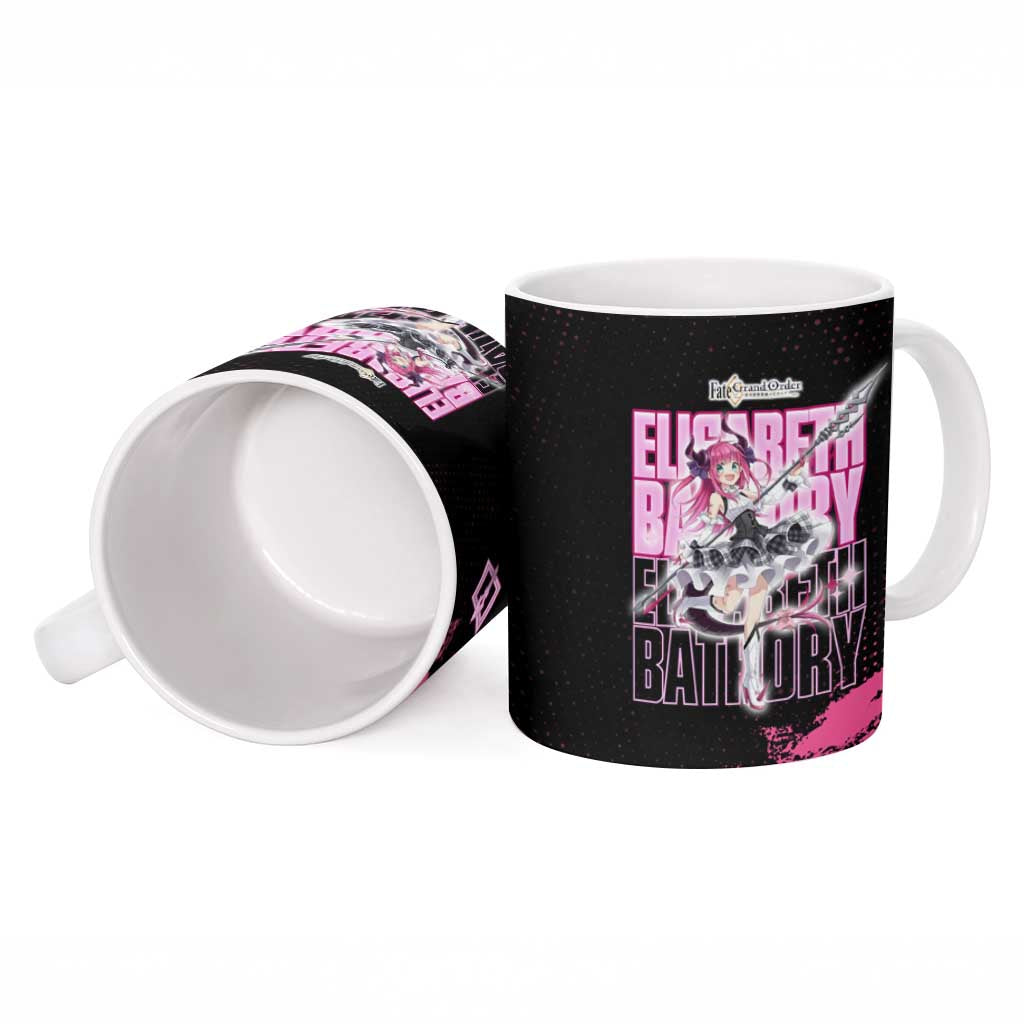 Elisabeth Bathory Fate Grand Order Ceramic Mug Gothic Anime Splash Art Style