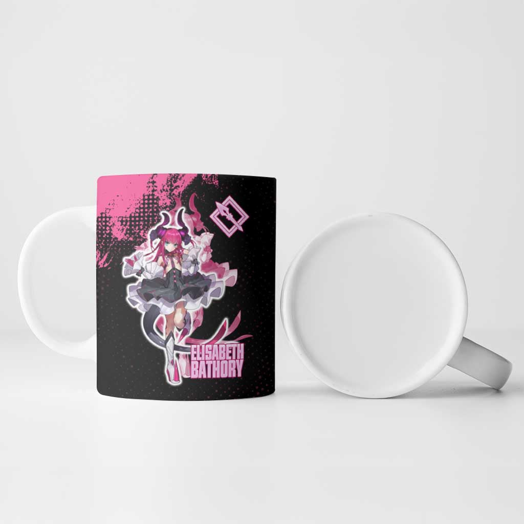 Elisabeth Bathory Fate Grand Order Ceramic Mug Gothic Anime Splash Art Style