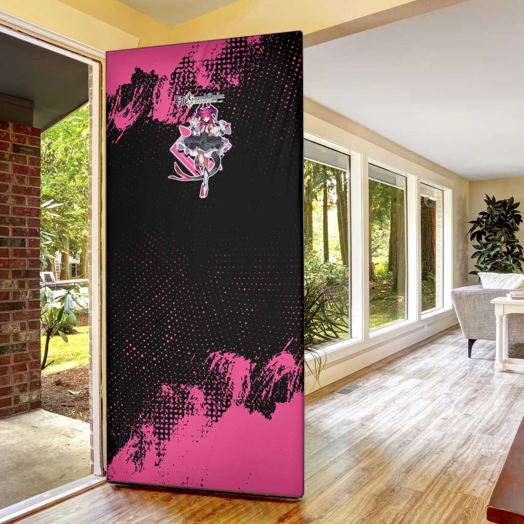 Elisabeth Bathory Fate Grand Order Door Cover Gothic Anime Splash Art Style
