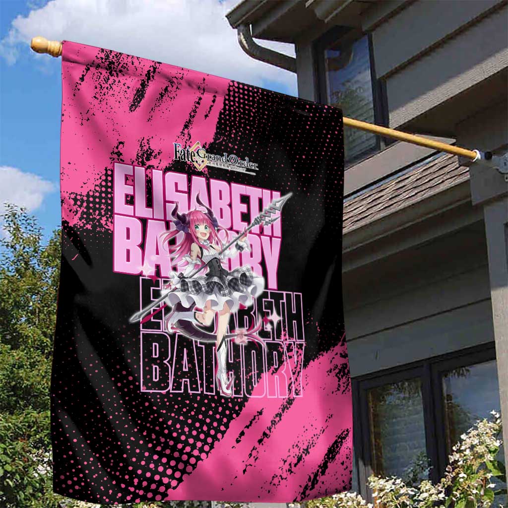 Elisabeth Bathory Fate Grand Order Garden Flag Gothic Anime Splash Art Style