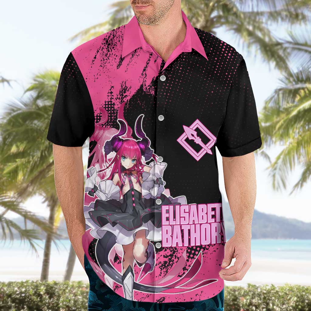 Elisabeth Bathory Fate Grand Order Hawaiian Shirt Gothic Anime Splash Art Style