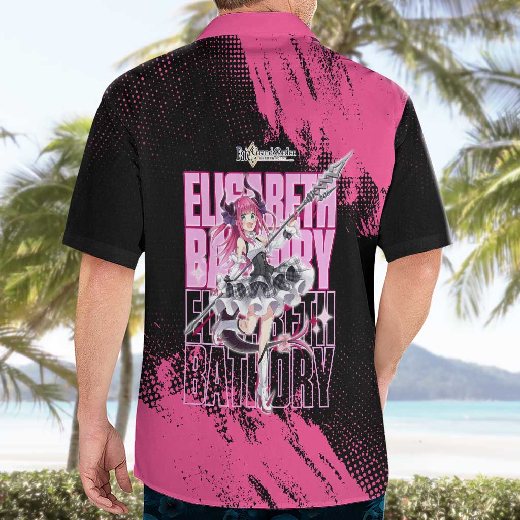Elisabeth Bathory Fate Grand Order Hawaiian Shirt Gothic Anime Splash Art Style