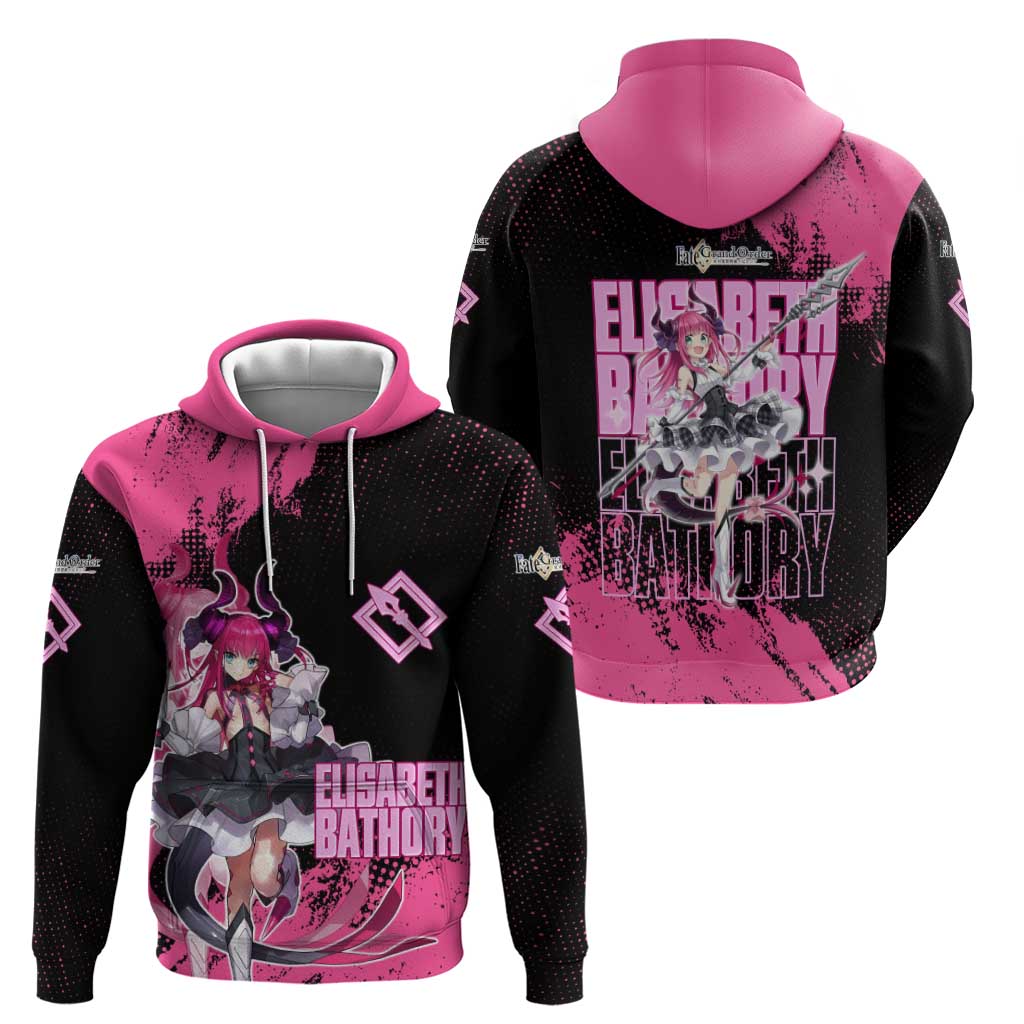 Elisabeth Bathory Fate Grand Order Hoodie Gothic Anime Splash Art Style