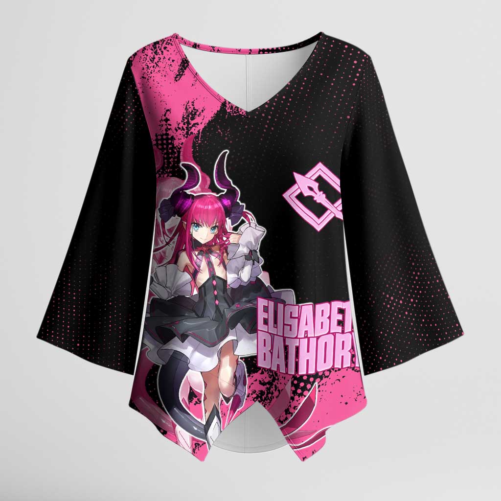 Elisabeth Bathory Fate Grand Order Kimono Sleeve Blouse Gothic Anime Splash Art Style
