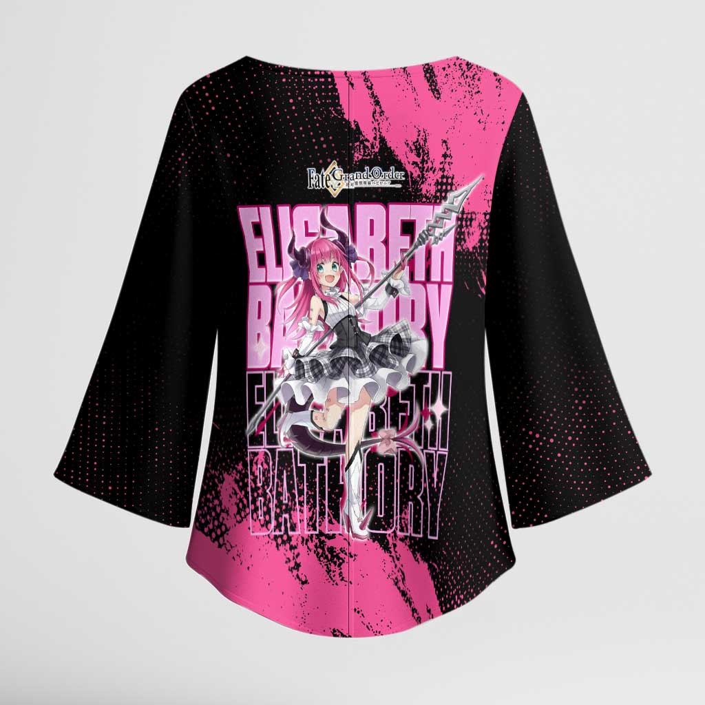 Elisabeth Bathory Fate Grand Order Kimono Sleeve Blouse Gothic Anime Splash Art Style