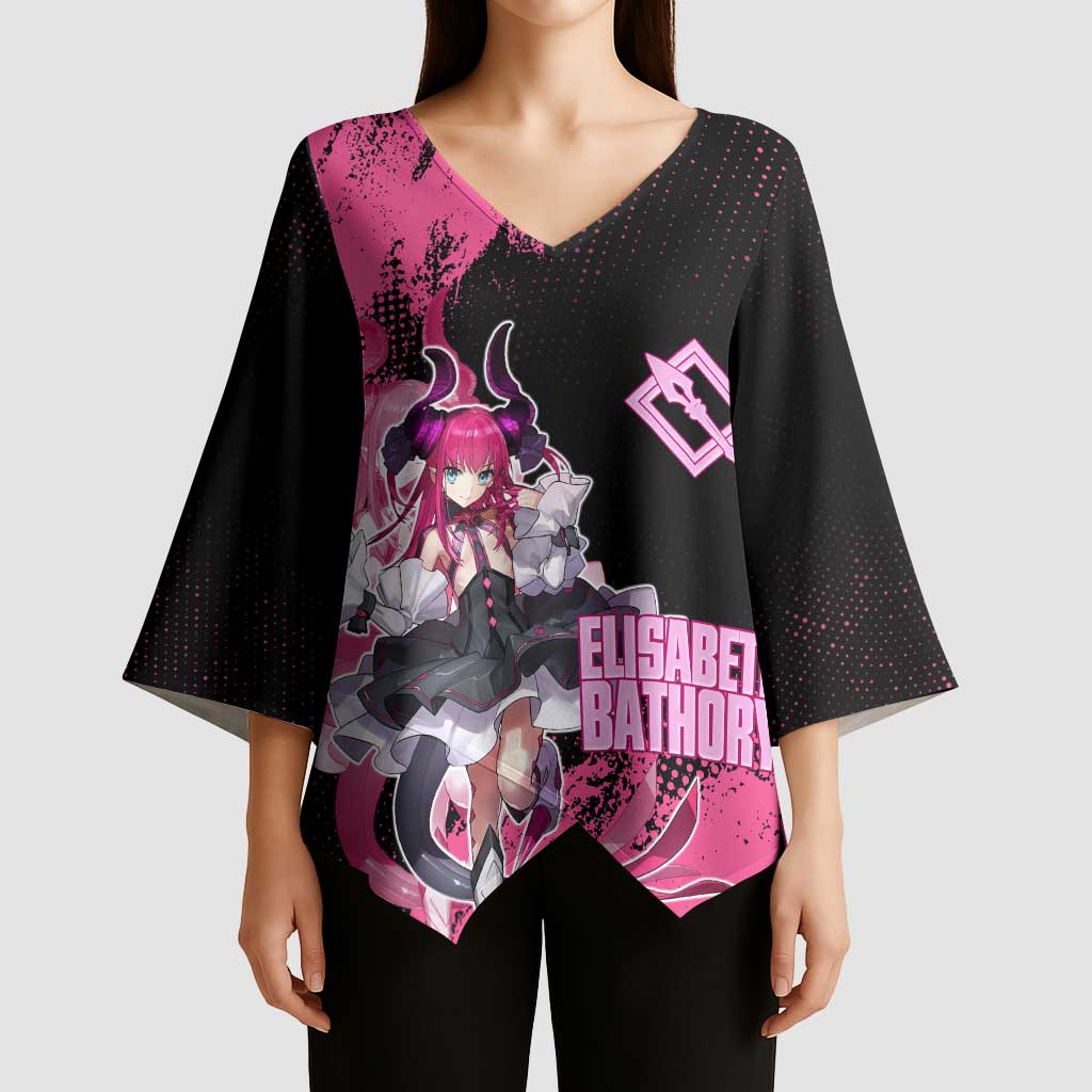 Elisabeth Bathory Fate Grand Order Kimono Sleeve Blouse Gothic Anime Splash Art Style