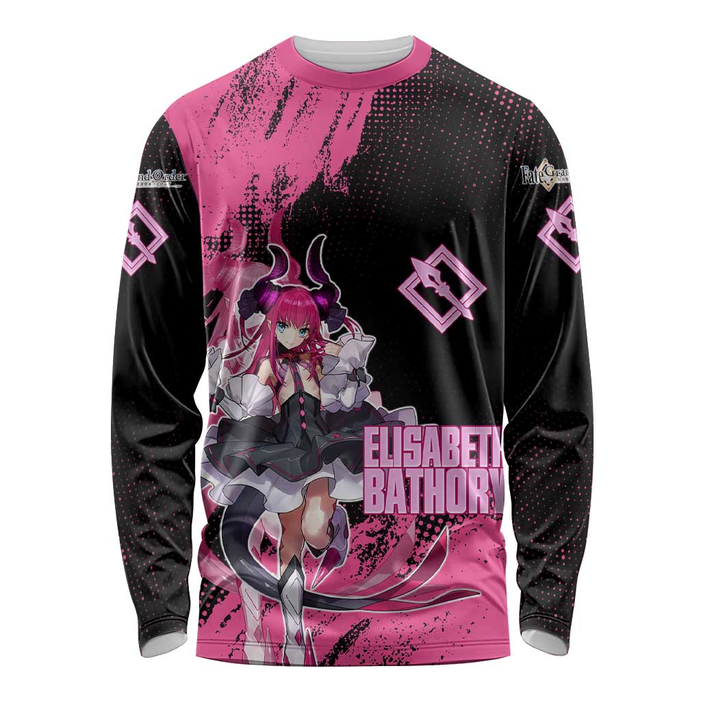Elisabeth Bathory Fate Grand Order Long Sleeve Shirt Gothic Anime Splash Art Style