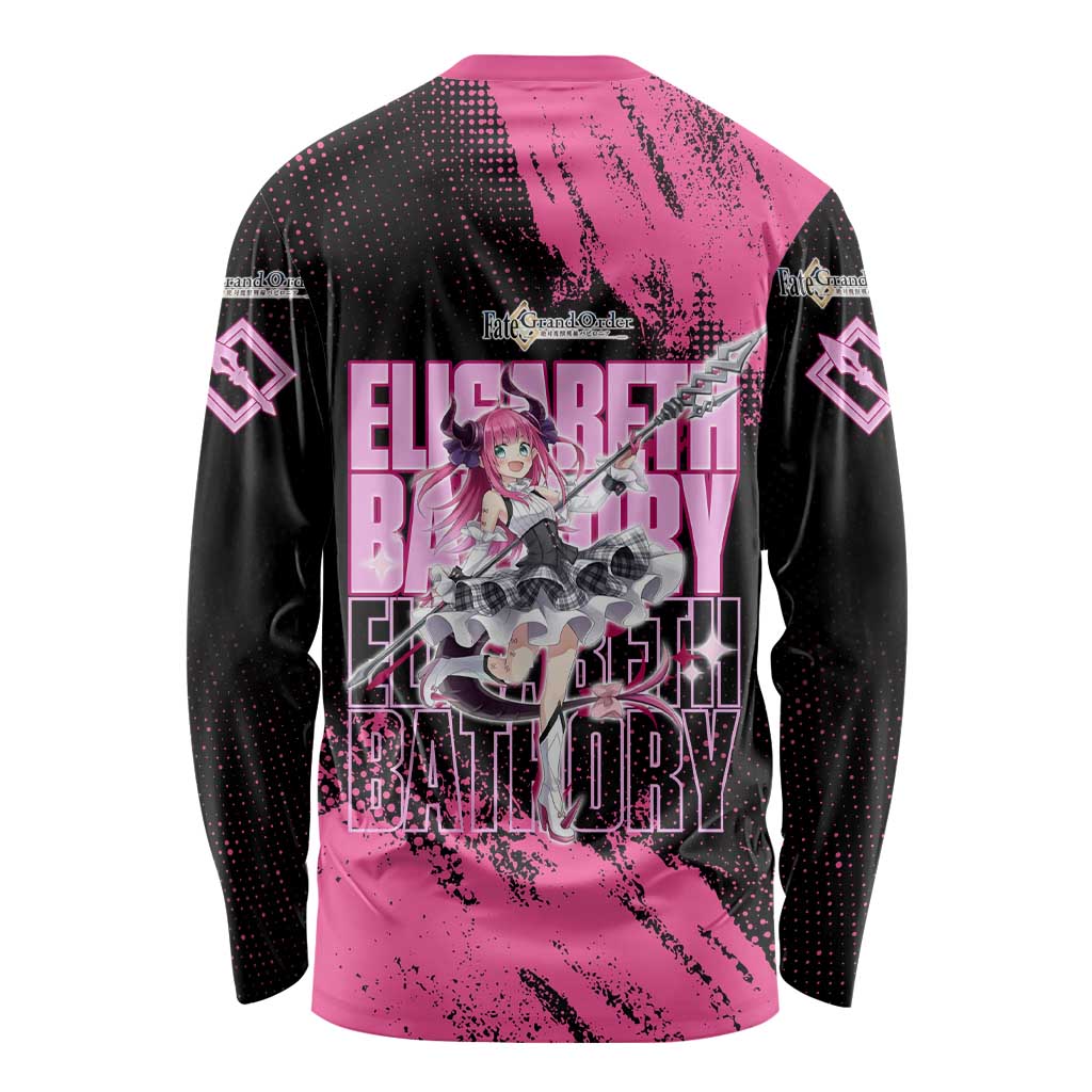 Elisabeth Bathory Fate Grand Order Long Sleeve Shirt Gothic Anime Splash Art Style