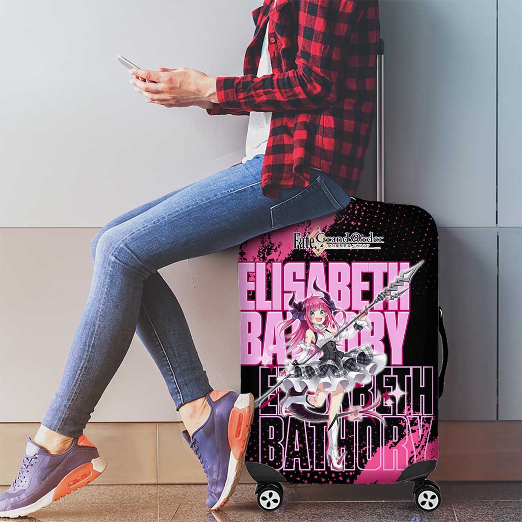 Elisabeth Bathory Fate Grand Order Luggage Cover Gothic Anime Splash Art Style