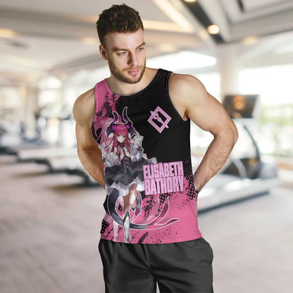 Elisabeth Bathory Fate Grand Order Men Tank Top Gothic Anime Splash Art Style