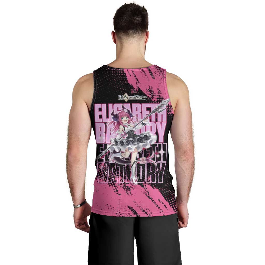 Elisabeth Bathory Fate Grand Order Men Tank Top Gothic Anime Splash Art Style