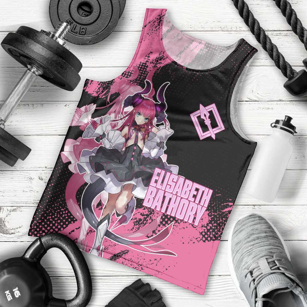 Elisabeth Bathory Fate Grand Order Men Tank Top Gothic Anime Splash Art Style