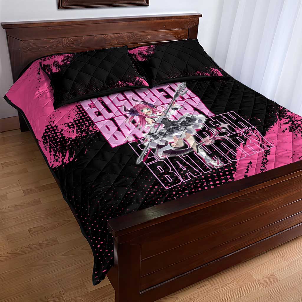 Elisabeth Bathory Fate Grand Order Quilt Bed Set Gothic Anime Splash Art Style