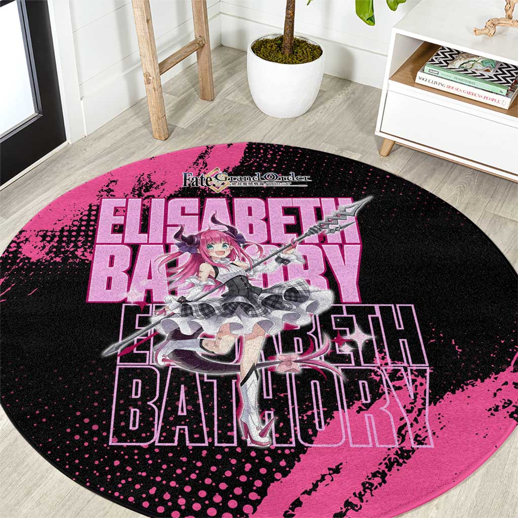 Elisabeth Bathory Fate Grand Order Round Carpet Gothic Anime Splash Art Style