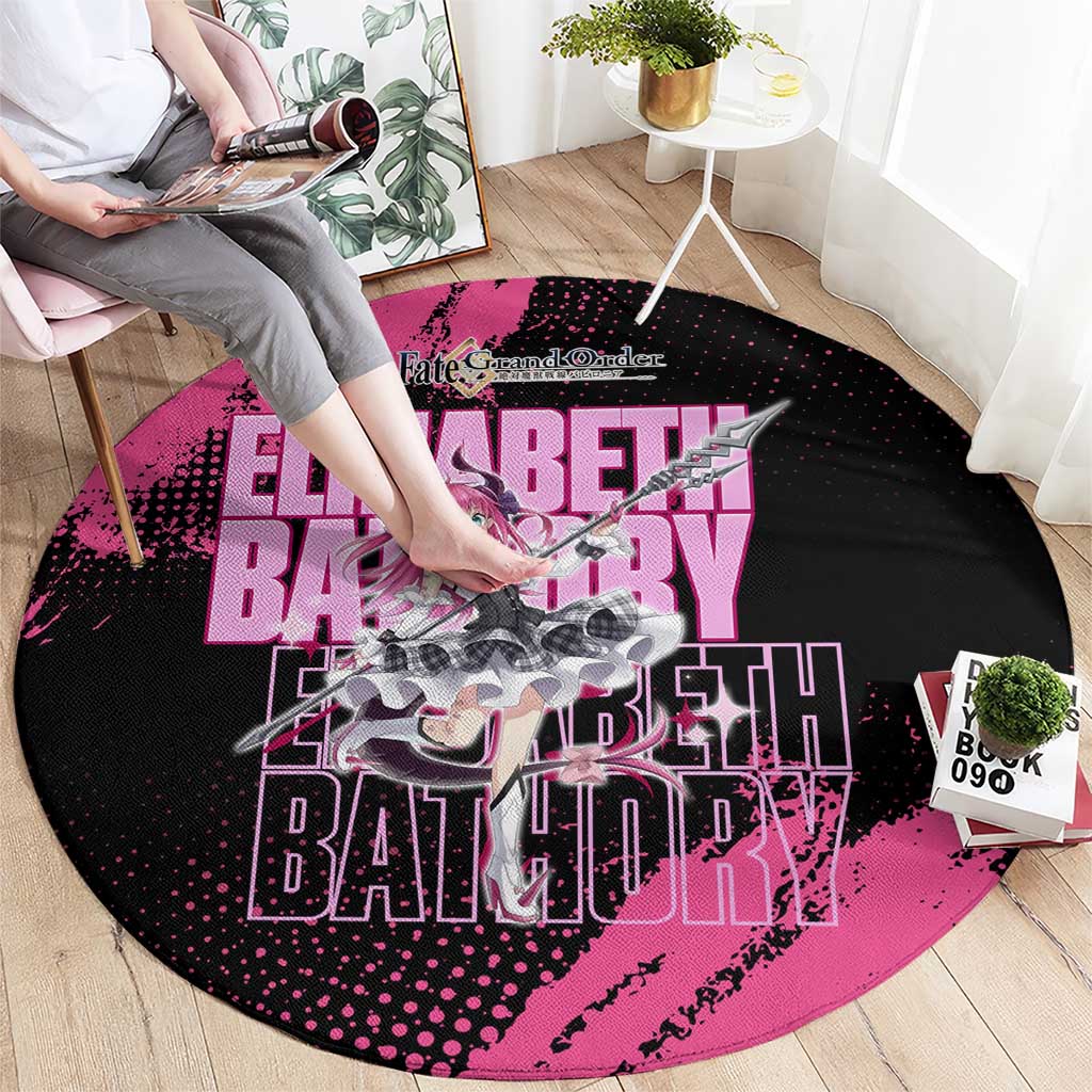 Elisabeth Bathory Fate Grand Order Round Carpet Gothic Anime Splash Art Style