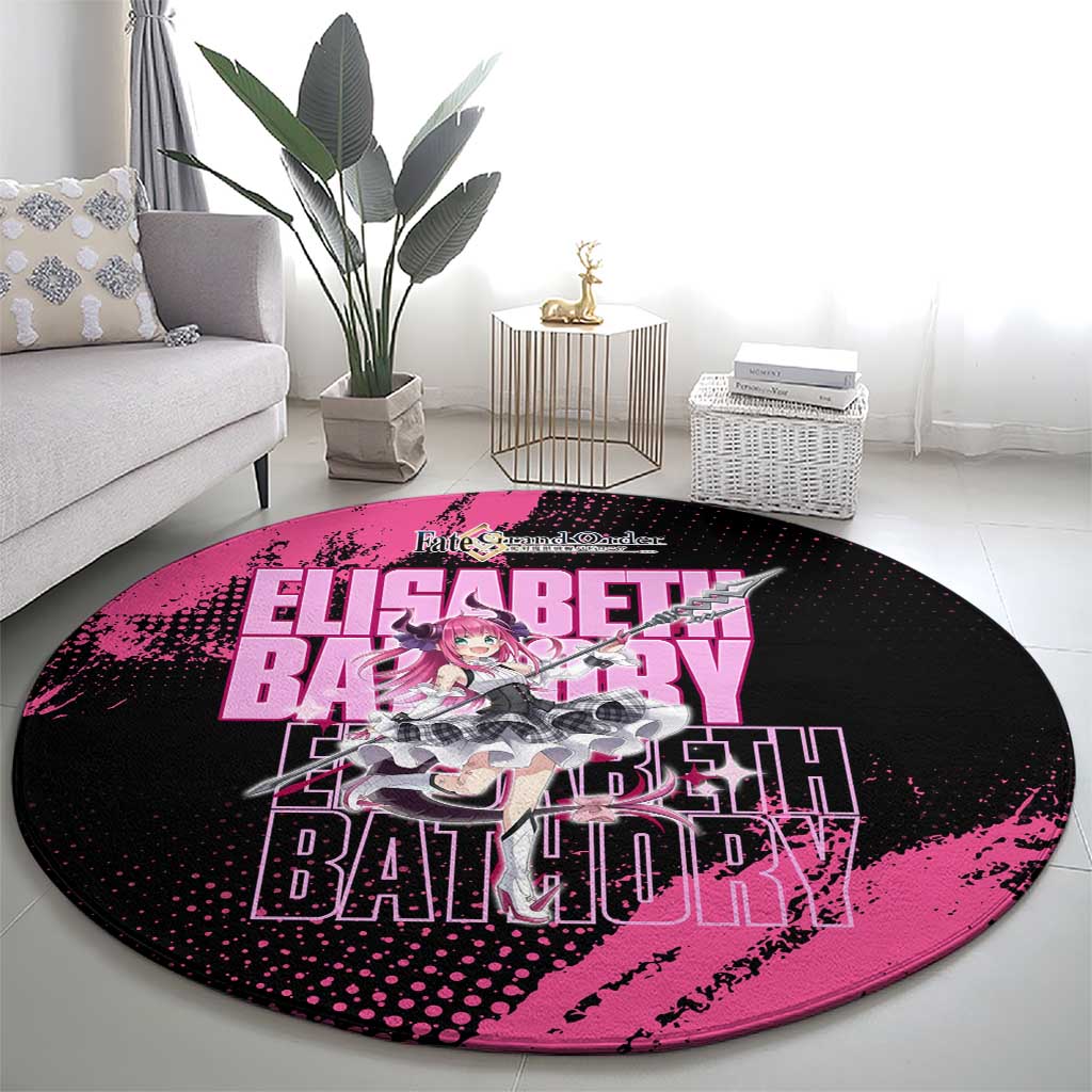 Elisabeth Bathory Fate Grand Order Round Carpet Gothic Anime Splash Art Style