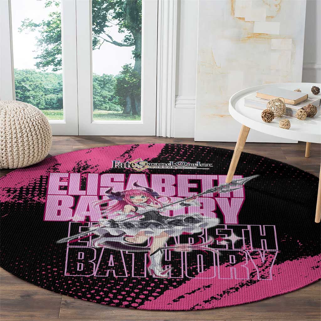 Elisabeth Bathory Fate Grand Order Round Carpet Gothic Anime Splash Art Style